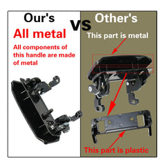 VZB 2pcs all-metal exterior door handle right front view for Ranger, reliable outer hardware.