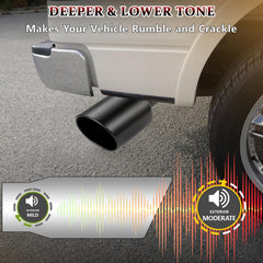 Bolt-on installation for quick setup on the Wabuiltown exhaust tip