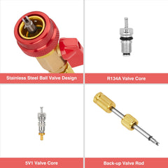 WADEO valve core remover kit in package for easy setup.