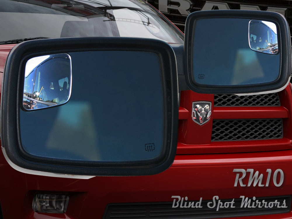 WadeStar RM10 discreet blind-spot accessory for non-towing Ram mirrors.