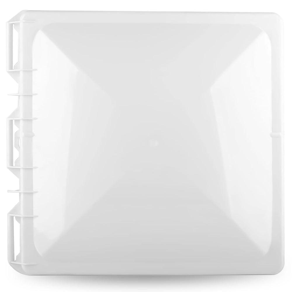 Wadoy 13x13 RV vent cover front view showing universal fit and sturdy construction.