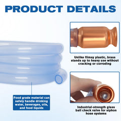 Wadoy lead-free copper pump combines durability with reliable siphon action