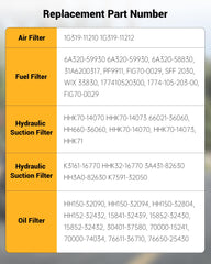 WADYDZMFCF complete maintenance kit for Kubota RTV supports all-in-one maintenance