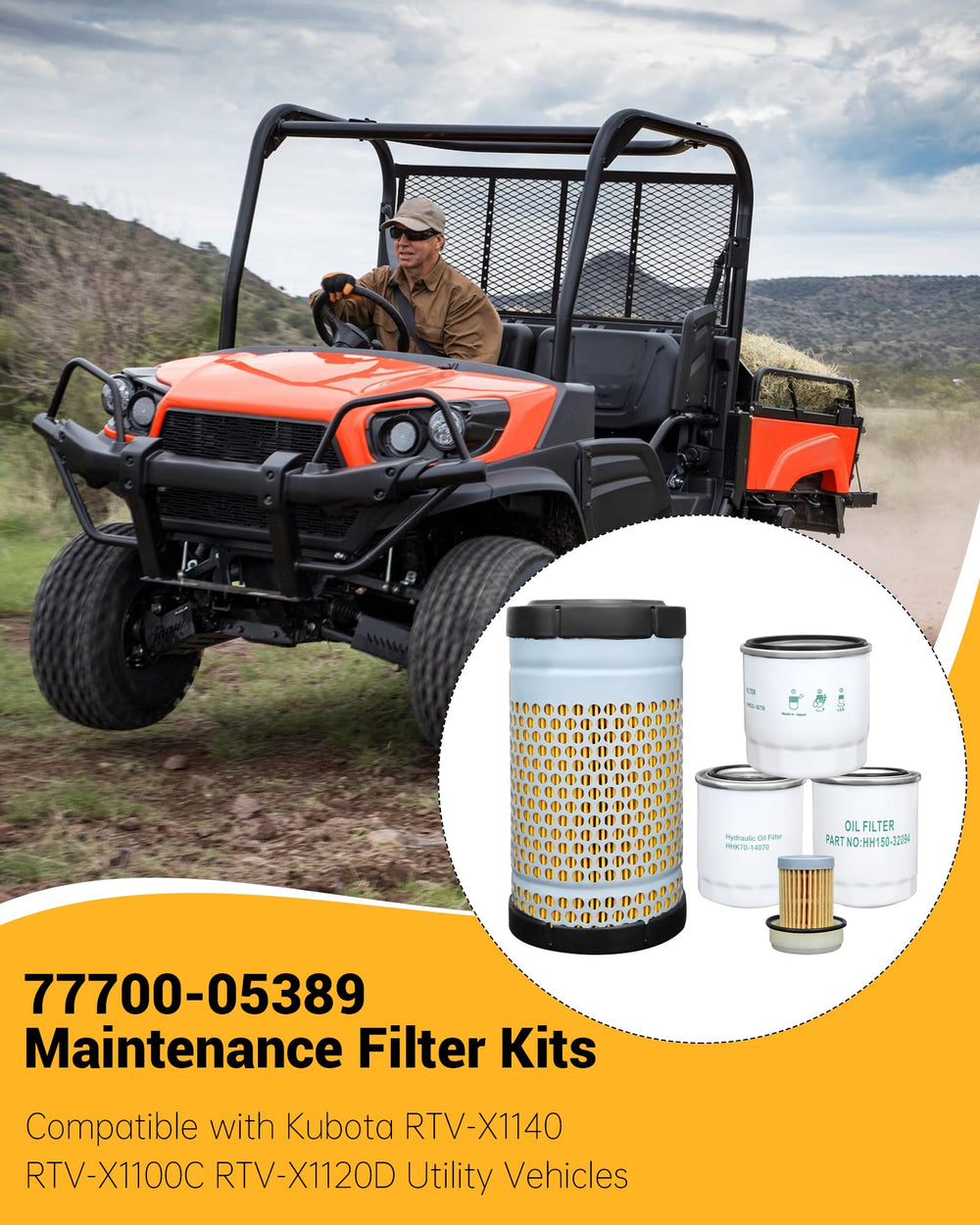 WADYDZMFCF fuel filter 6A320-59930 preserves fuel quality for reliable starts