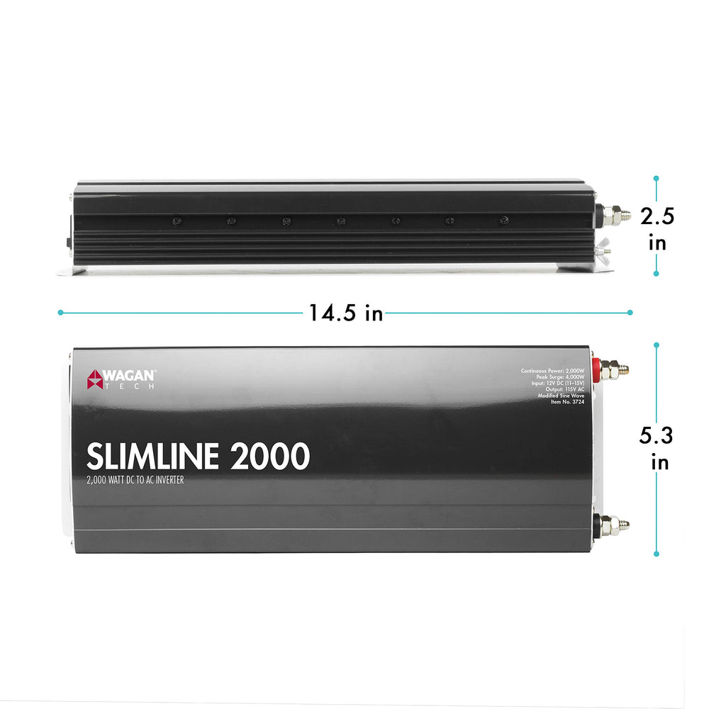 Wagan EL3724 4500W surge supports brief high-demand loads.