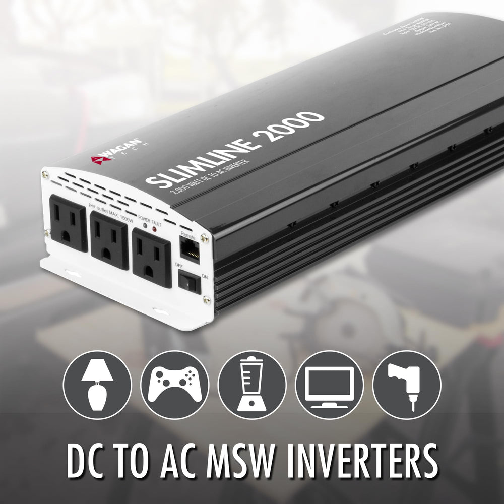 Wagan EL3724 three-ac-outlets allow multiple electronics simultaneously.