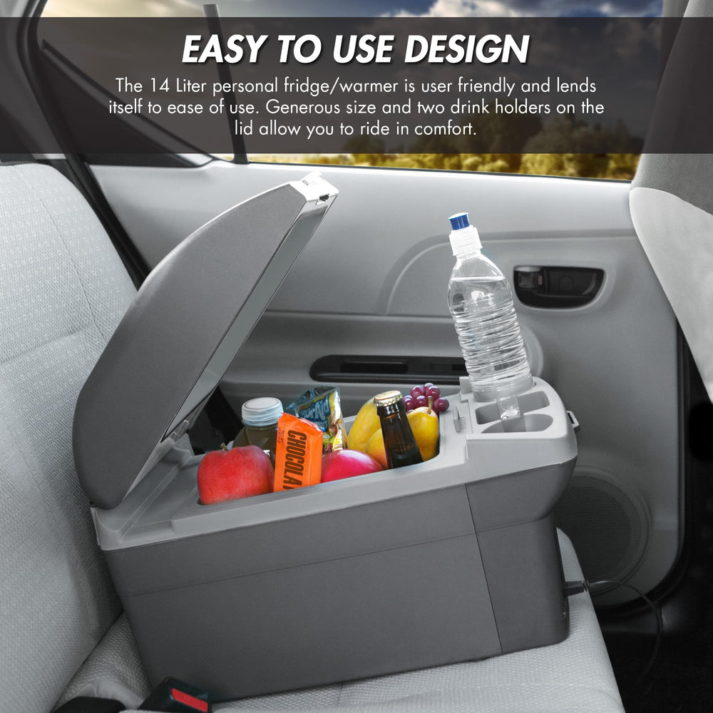 Wagan EL6214 fits front console or back seat for versatile placement