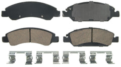 Wagner QS ZD1363 front brake pad package indicating reliable performance and easy installation.