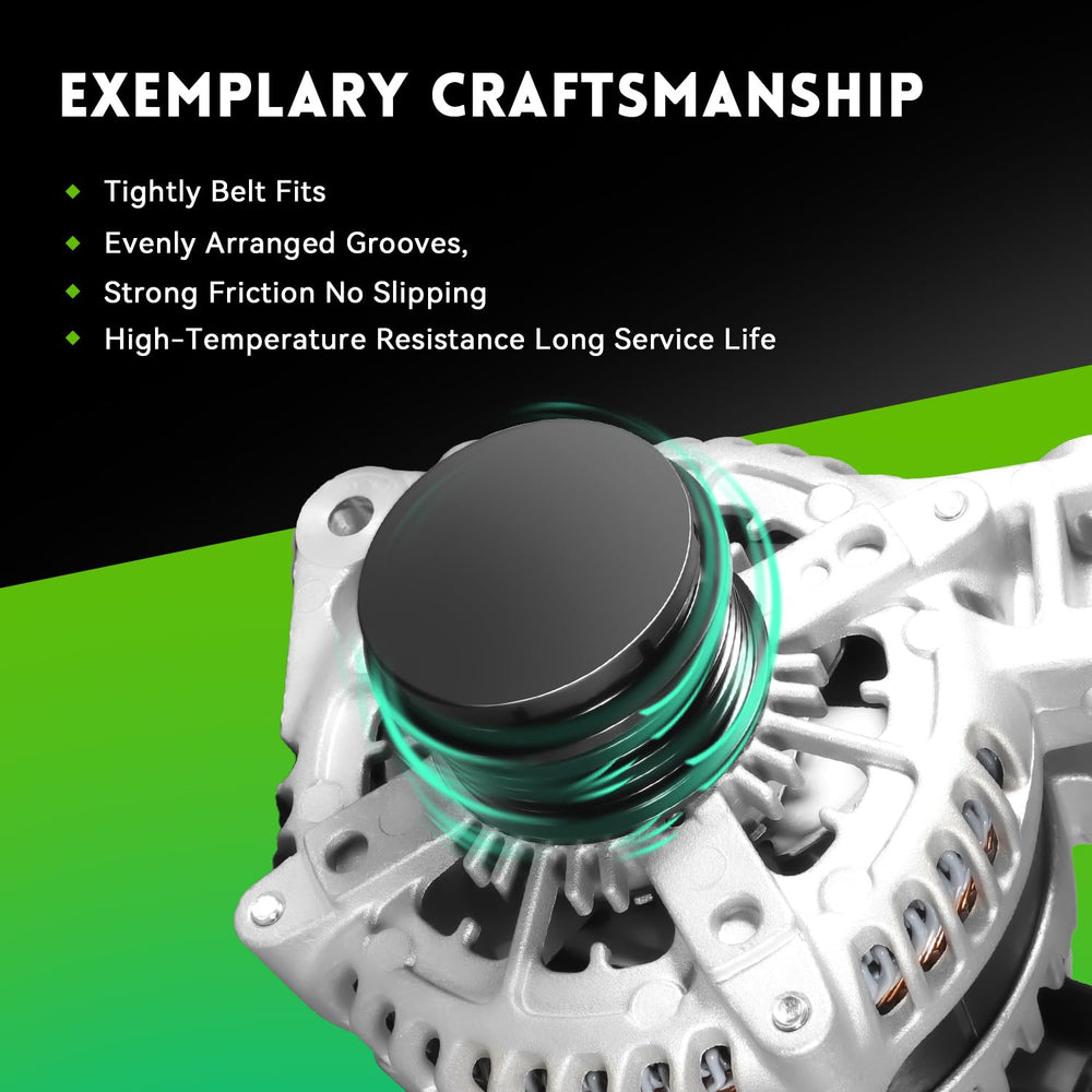 WAGSON 170Amp alternator wiring harness close-up for straightforward installation