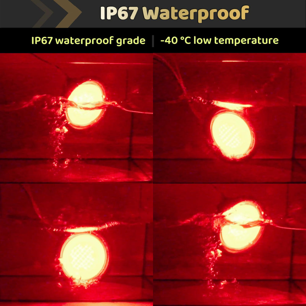 WahMOTOTin halo running light improves nighttime visibility on trailers.