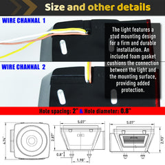 WahMOTOTin side and rear reflector improves visibility from multiple angles.