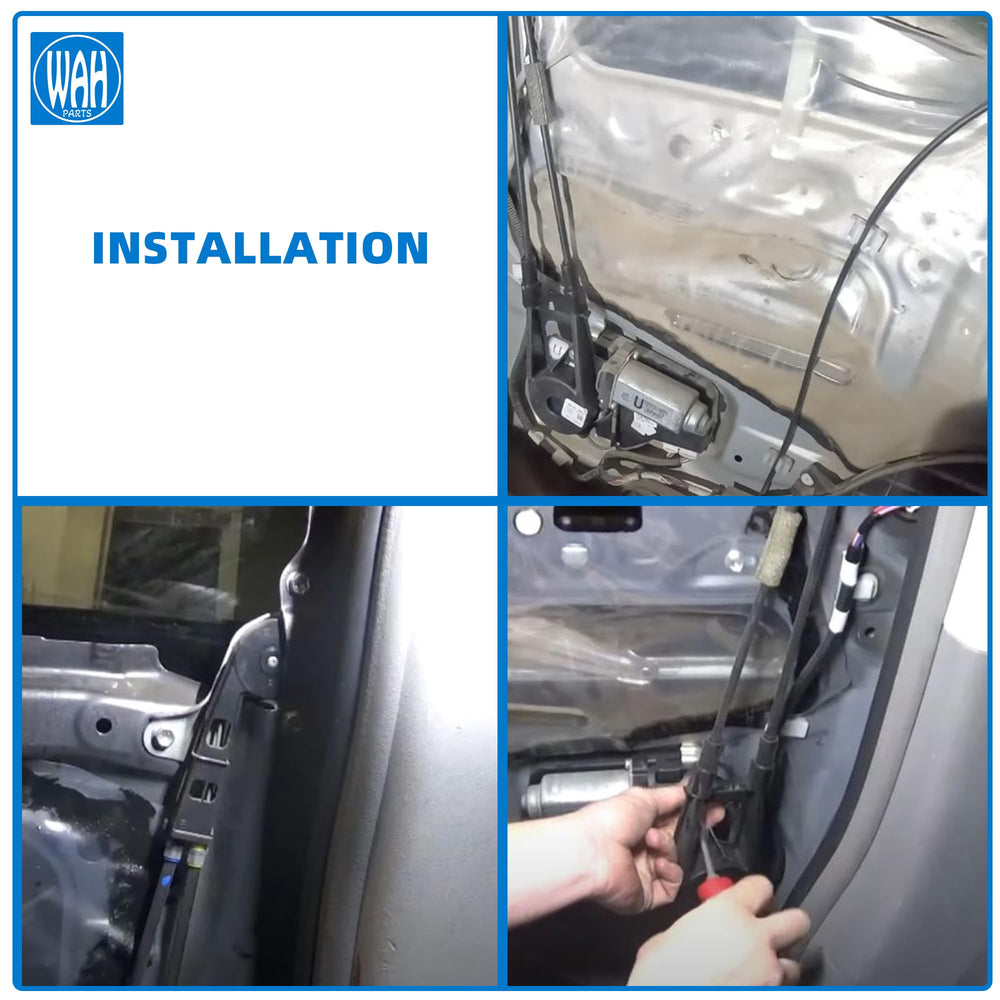 Wahparts Sienna left sliding door cable mechanism demonstrates precise movement control.