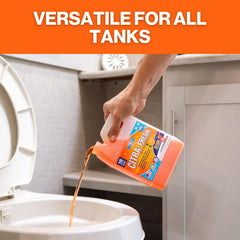 Walex Citra-Fresh in use inside a marine holding tank to reduce odors.