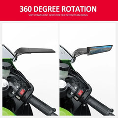 WALIPILUSI black rearview mirror with rugged finish