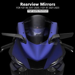 WALIPILUSI 360 rotatable mirrors for Yamaha YZF R6 increase rear awareness
