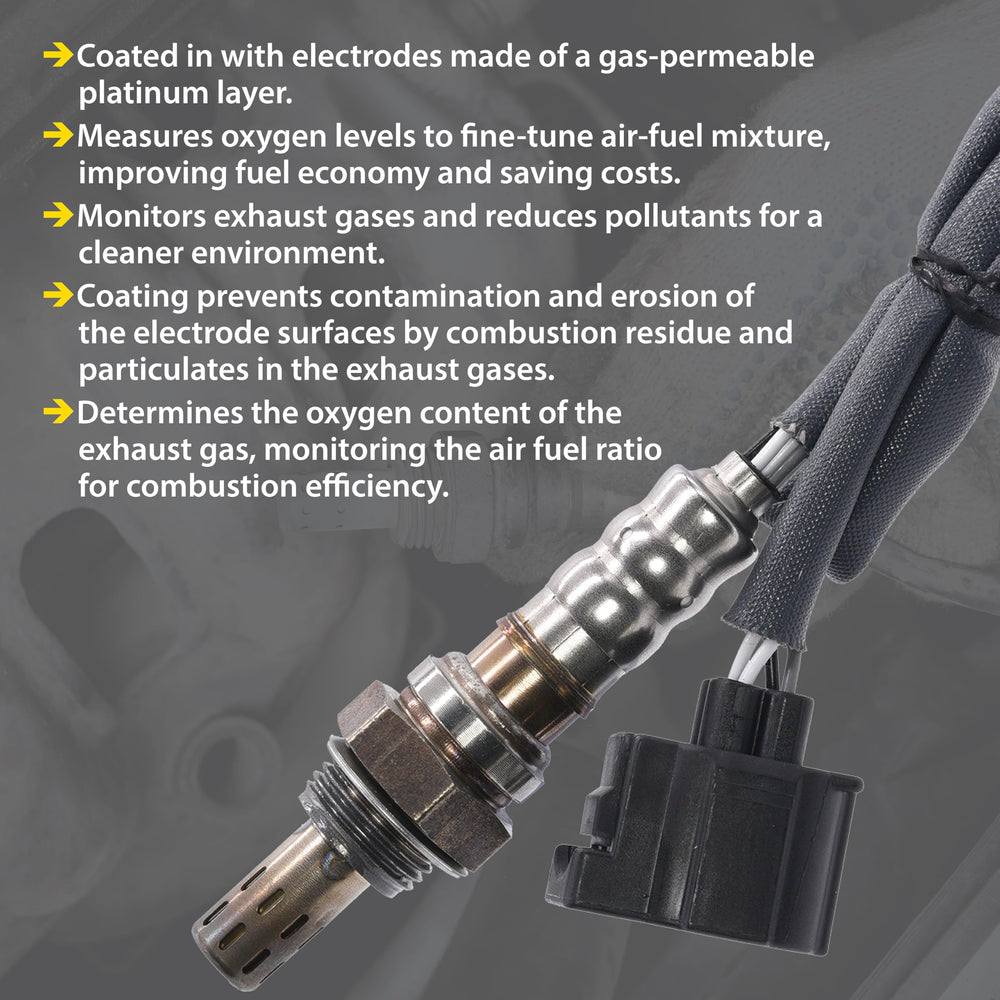 Walker Products platinum electrode layer close-up on oxygen sensor for accuracy