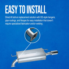 Honda Civic compatibility with Walker Quiet-Flow SS 54882 muffler