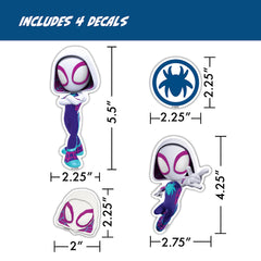 WALL PALZ Spidey decal on skateboard versatile size range