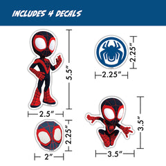 WALL PALZ Spin decal on bike helmet outdoor flair