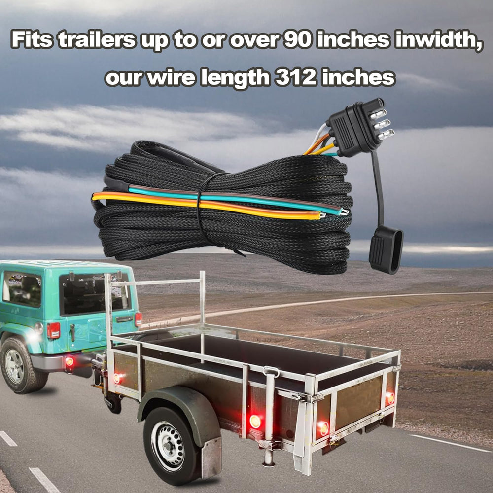 WALSIO 4 pin 5 wire assembly supports simple installation on various trailers