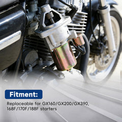 Waltyotur starter motor dimensions clear view for precise fit with Predator 13hp units.