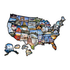 Wander Camp RV State Map XL 21x15 wall display for travel planning