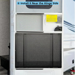 WanDwel door closer installed neatly near hinge for hands-free entry.