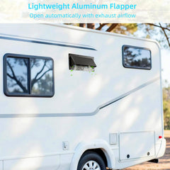 WanDwel exterior RV wall mount during travel and parking.
