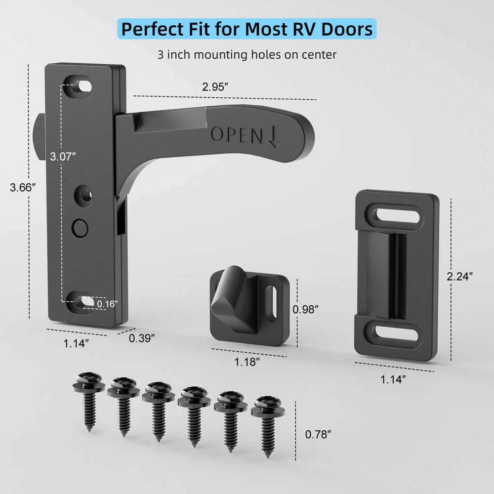 WanDwel hardware included simplifies RV latch replacement for campers