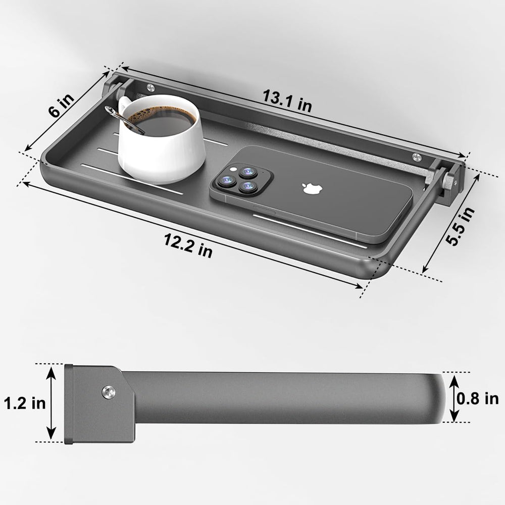 WanDwel foldable shelf folded storage ideal for compact cabins.