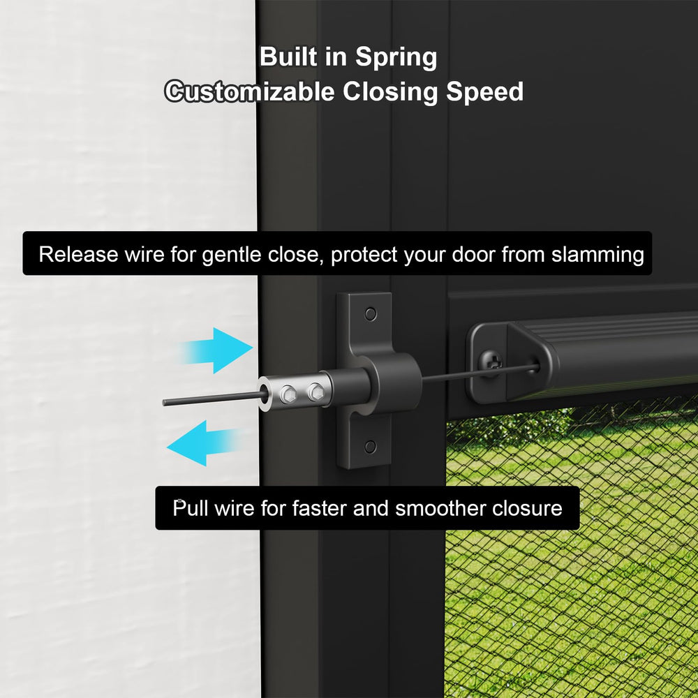 WanDwel adjustable-tension closer enables smooth, controlled closing for camper doors