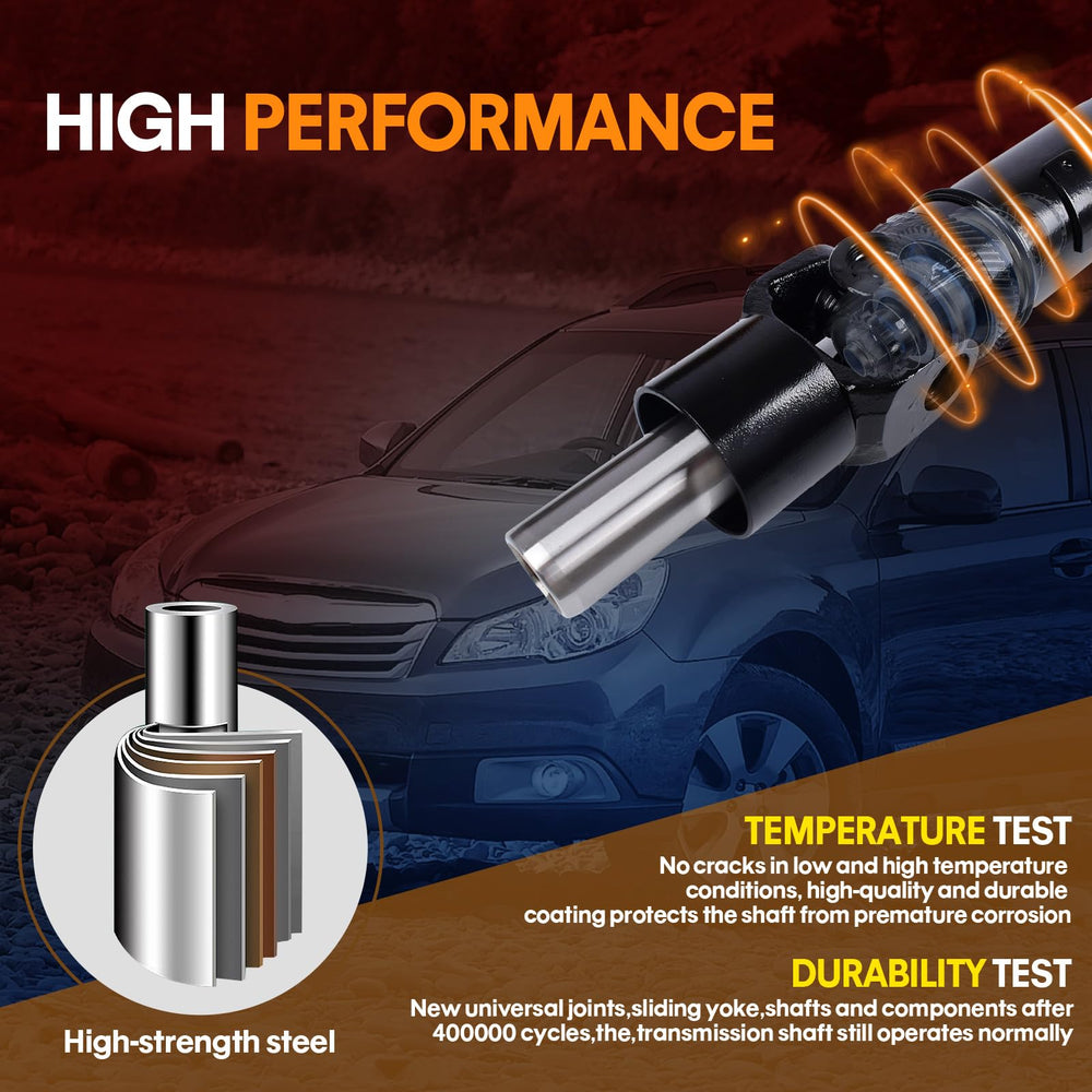 WANKECAR 62in length reference tag on drive shaft.