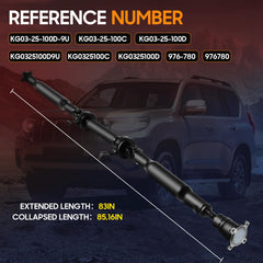 WANKECAR drive shaft reference numbers ensure OEM-like fit