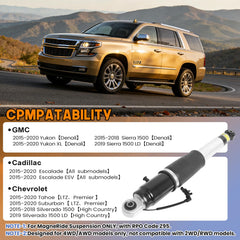 WANKECAR rear air shock absorber pair Tahoe left supports confident highway cruising.