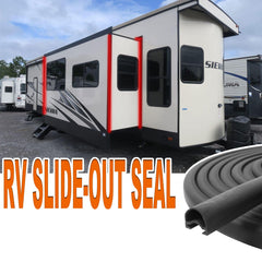 Wankic RV slide-out seal wiper assembly maintains consistent contact along the door rail.