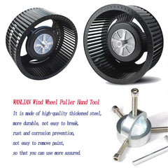 WANLIAN metal wind wheel disassembly tool; rust-resistant surface.