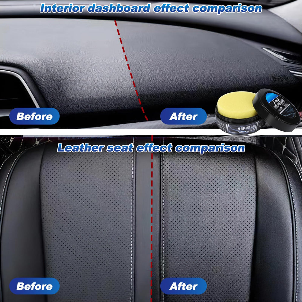 Warmow Leather Cleaning Cream used on couches and car seats