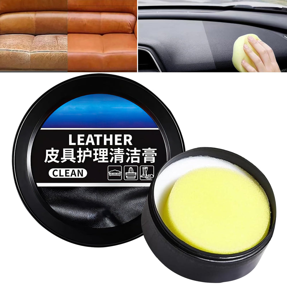 Warmow Leather Cleaning Cream targets dirt removal for a cleaner surface