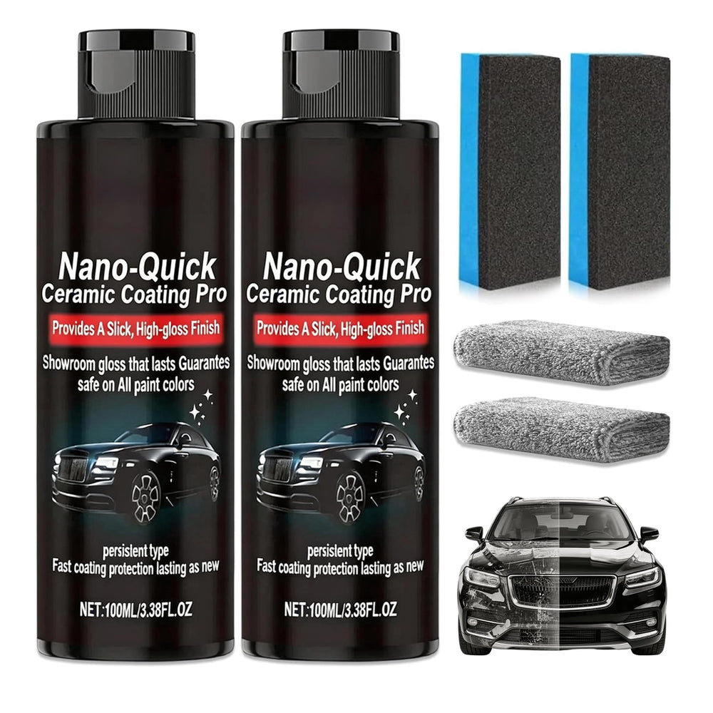 Warmow Nano-Quick Coating Pro bottle pour for effortless application and lasting gloss.