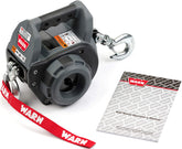 WARN Drill Winch 750 lb pull capacity for portable recovery and hauling.