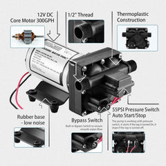 Wassermann self-priming diaphragm pump saves priming effort.