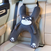 WASTROYAL pig-design car pillow provides cozy charm for kids on long drives.