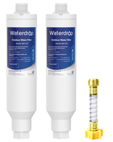 Waterdrop hard water filter on hose for car wash improves finish