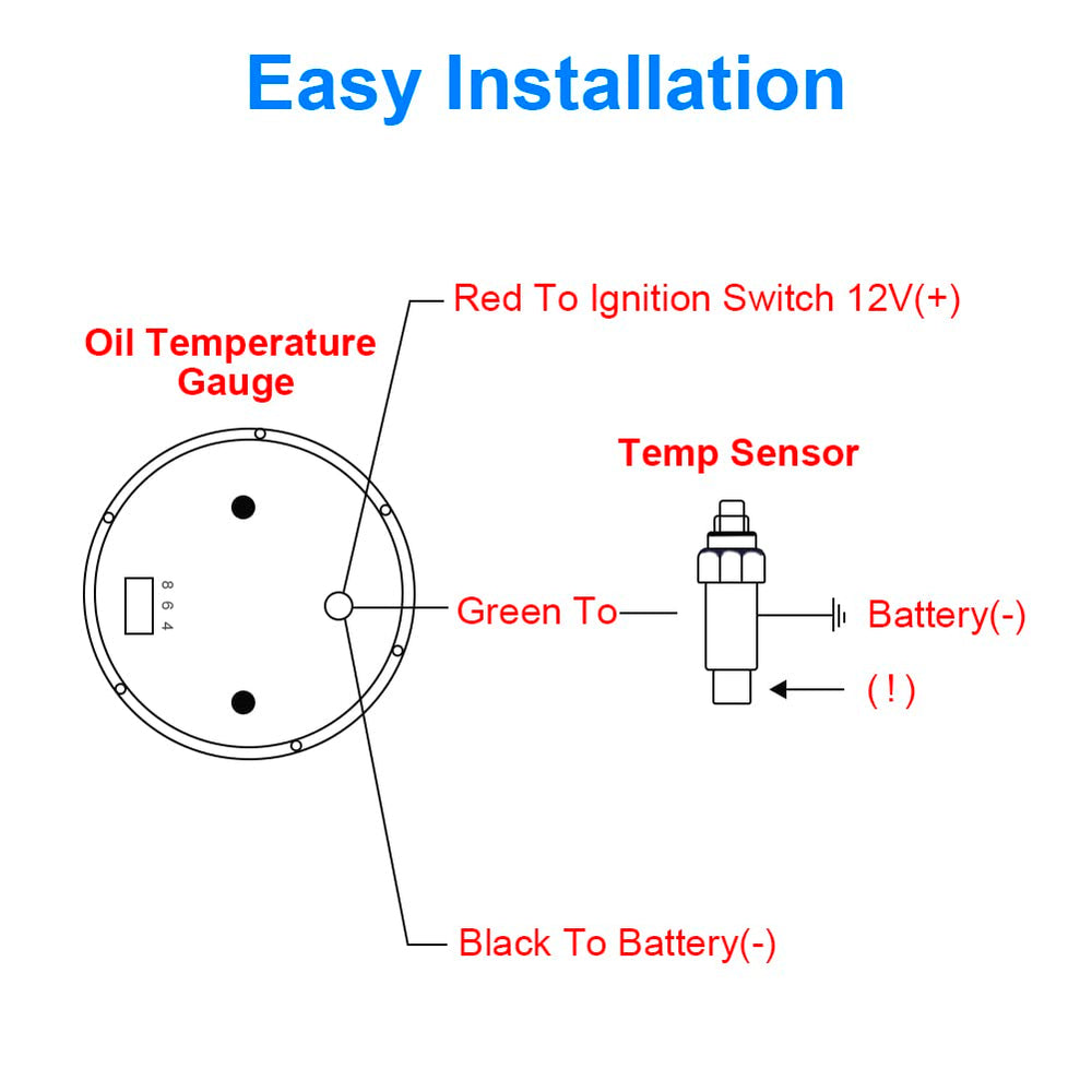 WaterWich blue LED display aiding at a glance temperature checks