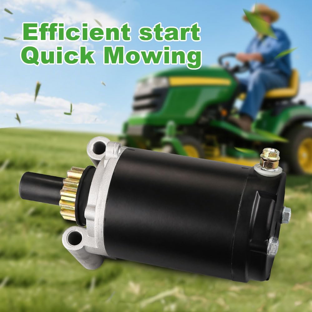 WATERWICH starter for John Deere LT155 top view illustrating compact design