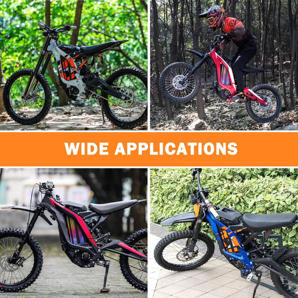 Waylenbo nylon material resists scuffs and moisture on muddy rides.