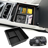 WBLATP center console organizer tray fits Wagoneer front, keeps essentials within reach.