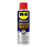 WD-40 Specialist Corrosion Inhibitor coats metal to block air and moisture for long-lasting protection.