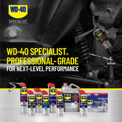 Non-drying formula stays where sprayed and resists running on surfaces.