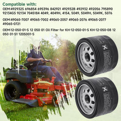 WDKTBM oil filter part numbers listed for easy cross-reference and replacement.